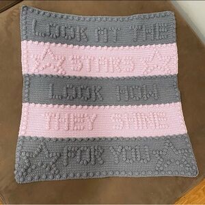 Hand Crochet Baby Girl Blanket